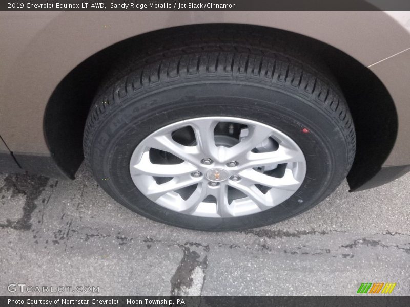 Sandy Ridge Metallic / Jet Black/Cinnamon 2019 Chevrolet Equinox LT AWD