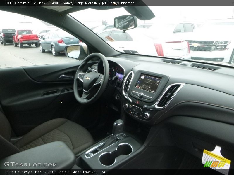 Sandy Ridge Metallic / Jet Black/Cinnamon 2019 Chevrolet Equinox LT AWD