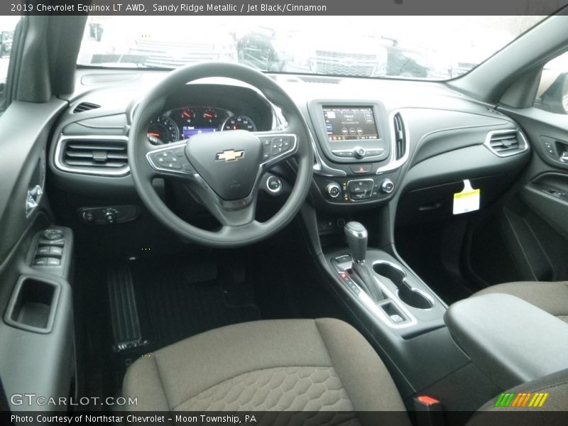 Sandy Ridge Metallic / Jet Black/Cinnamon 2019 Chevrolet Equinox LT AWD