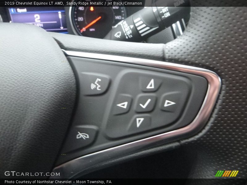 Sandy Ridge Metallic / Jet Black/Cinnamon 2019 Chevrolet Equinox LT AWD