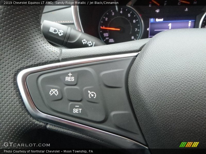 Sandy Ridge Metallic / Jet Black/Cinnamon 2019 Chevrolet Equinox LT AWD