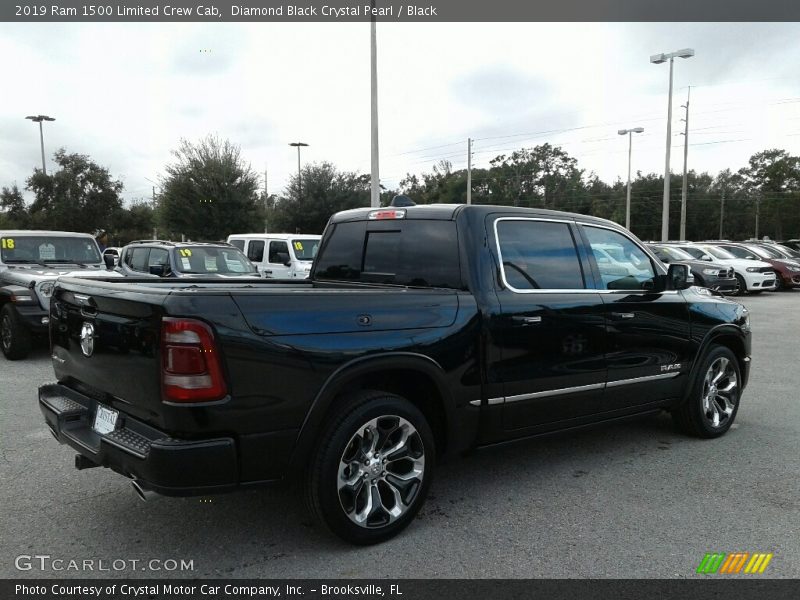 Diamond Black Crystal Pearl / Black 2019 Ram 1500 Limited Crew Cab