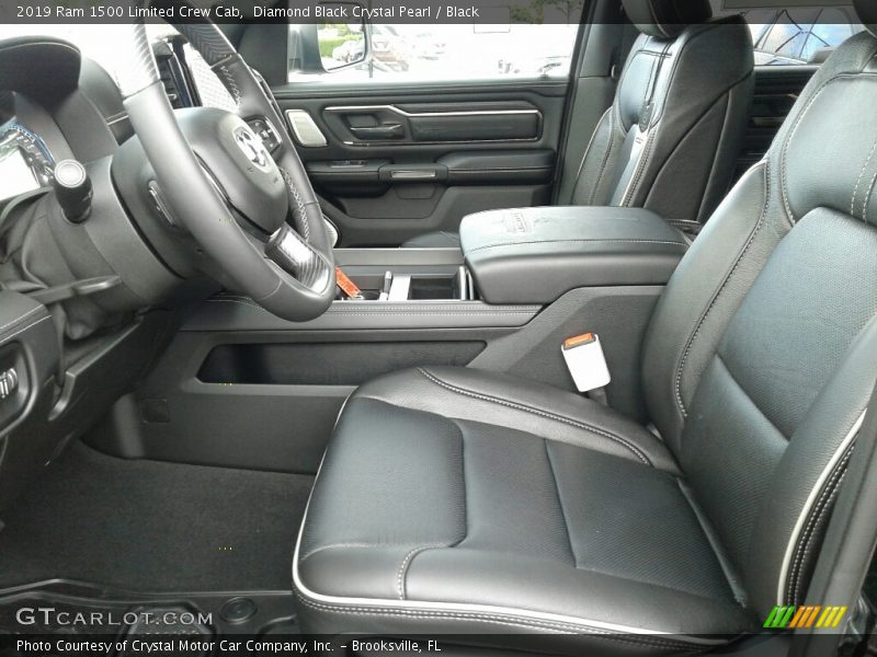 Front Seat of 2019 1500 Limited Crew Cab