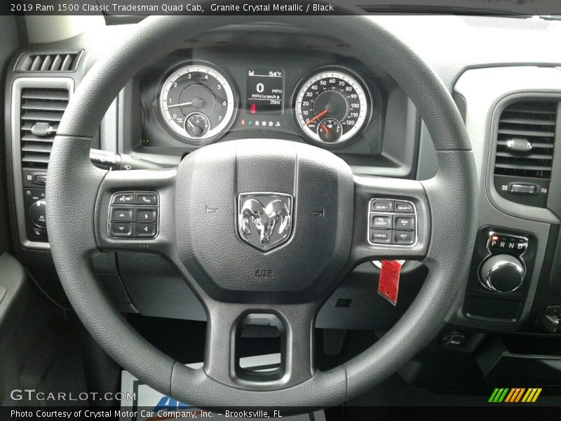 Granite Crystal Metallic / Black 2019 Ram 1500 Classic Tradesman Quad Cab