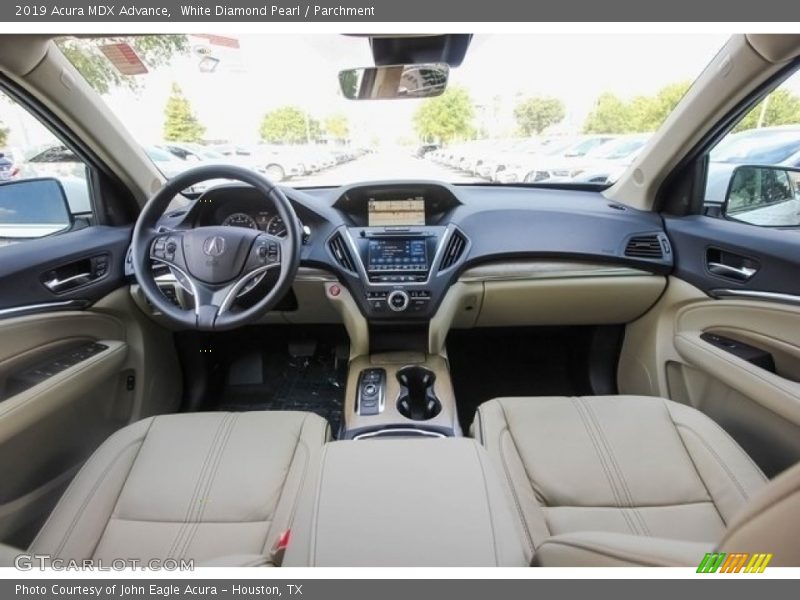 White Diamond Pearl / Parchment 2019 Acura MDX Advance