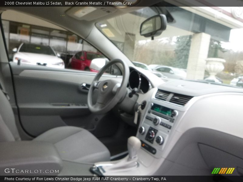 Black Granite Metallic / Titanium Gray 2008 Chevrolet Malibu LS Sedan