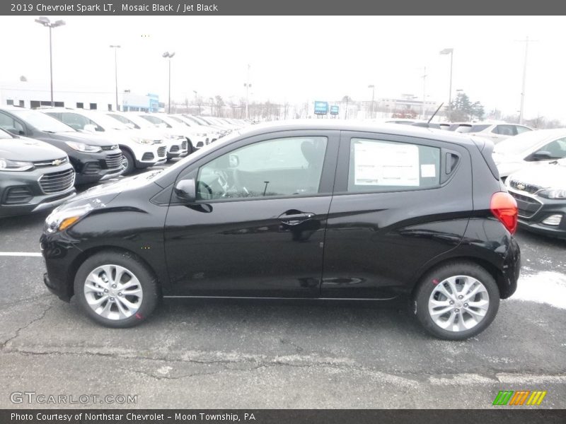 Mosaic Black / Jet Black 2019 Chevrolet Spark LT