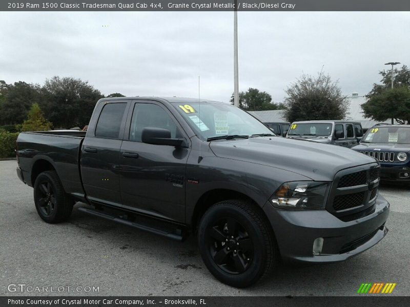 Granite Crystal Metallic / Black/Diesel Gray 2019 Ram 1500 Classic Tradesman Quad Cab 4x4