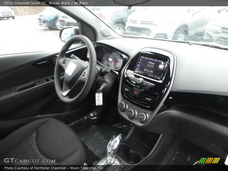 Mosaic Black / Jet Black 2019 Chevrolet Spark LT