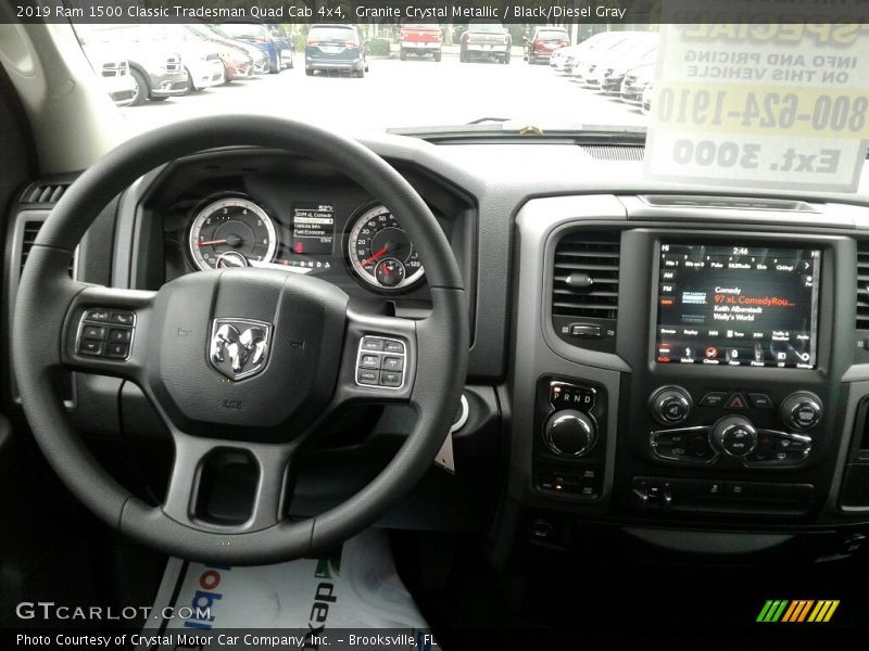 Granite Crystal Metallic / Black/Diesel Gray 2019 Ram 1500 Classic Tradesman Quad Cab 4x4