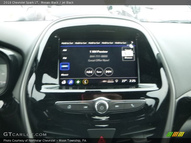 Mosaic Black / Jet Black 2019 Chevrolet Spark LT