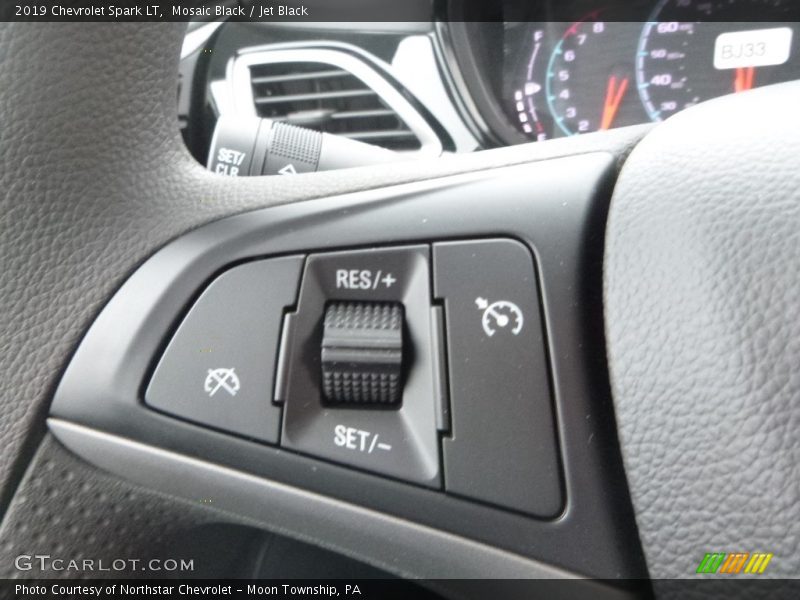 Mosaic Black / Jet Black 2019 Chevrolet Spark LT