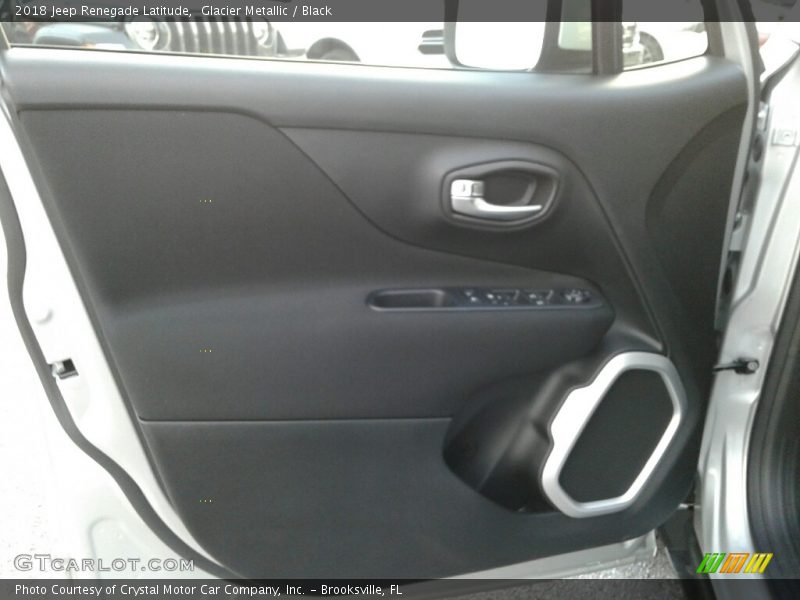Glacier Metallic / Black 2018 Jeep Renegade Latitude