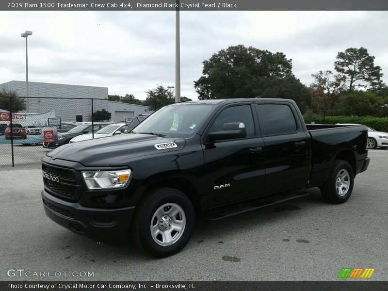 Diamond Black Crystal Pearl / Black 2019 Ram 1500 Tradesman Crew Cab 4x4