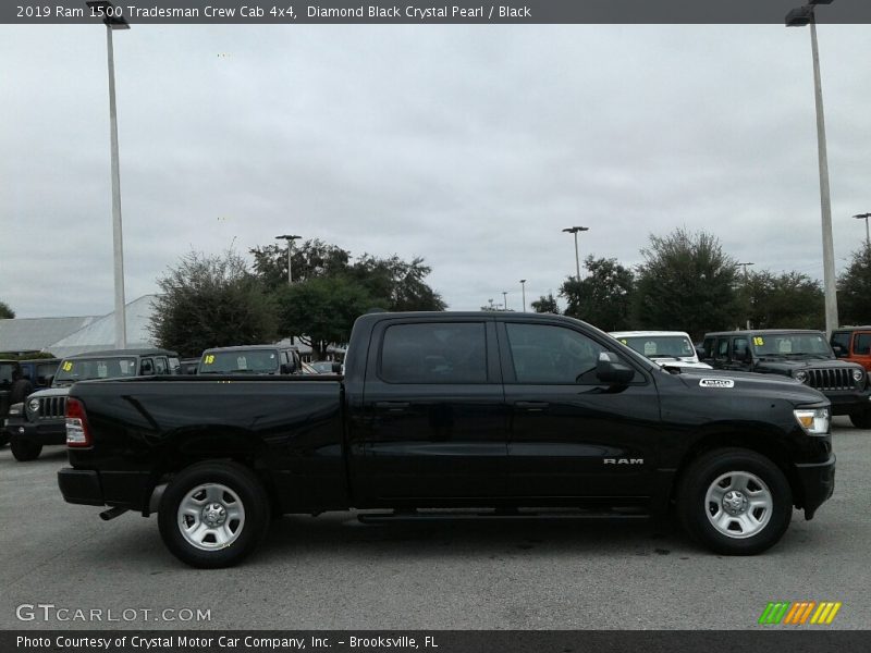 Diamond Black Crystal Pearl / Black 2019 Ram 1500 Tradesman Crew Cab 4x4