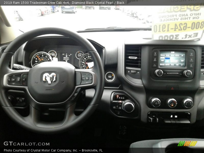 Diamond Black Crystal Pearl / Black 2019 Ram 1500 Tradesman Crew Cab 4x4