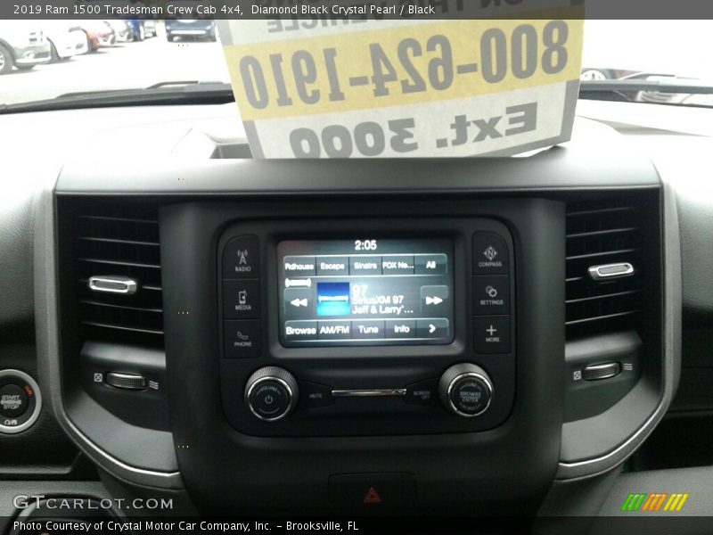 Diamond Black Crystal Pearl / Black 2019 Ram 1500 Tradesman Crew Cab 4x4