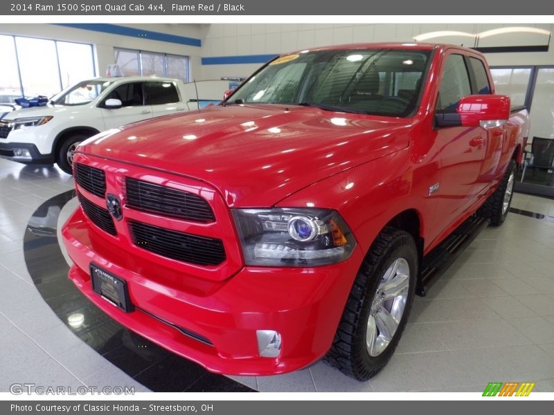 Flame Red / Black 2014 Ram 1500 Sport Quad Cab 4x4