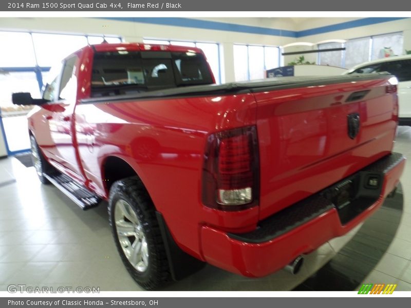 Flame Red / Black 2014 Ram 1500 Sport Quad Cab 4x4