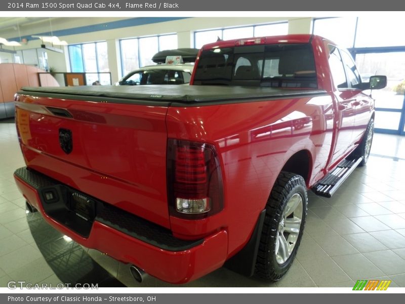 Flame Red / Black 2014 Ram 1500 Sport Quad Cab 4x4