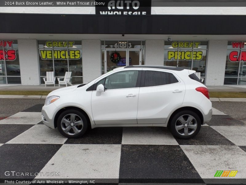 White Pearl Tricoat / Ebony 2014 Buick Encore Leather