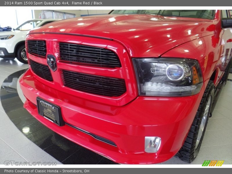 Flame Red / Black 2014 Ram 1500 Sport Quad Cab 4x4