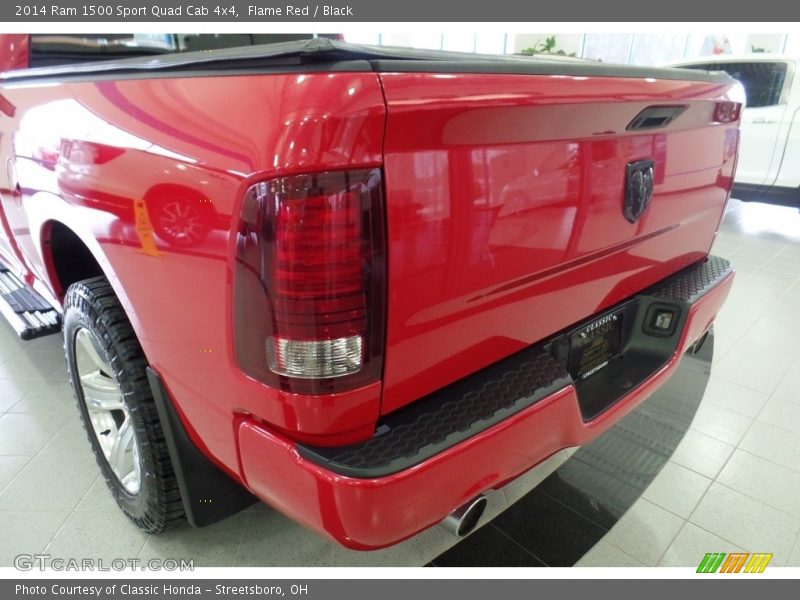 Flame Red / Black 2014 Ram 1500 Sport Quad Cab 4x4