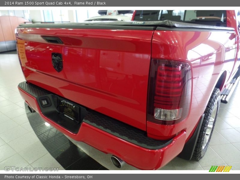 Flame Red / Black 2014 Ram 1500 Sport Quad Cab 4x4