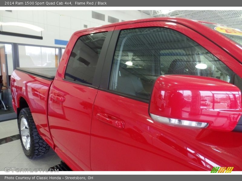 Flame Red / Black 2014 Ram 1500 Sport Quad Cab 4x4