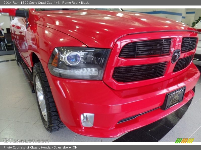 Flame Red / Black 2014 Ram 1500 Sport Quad Cab 4x4
