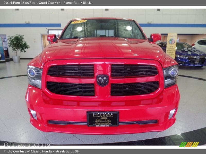 Flame Red / Black 2014 Ram 1500 Sport Quad Cab 4x4