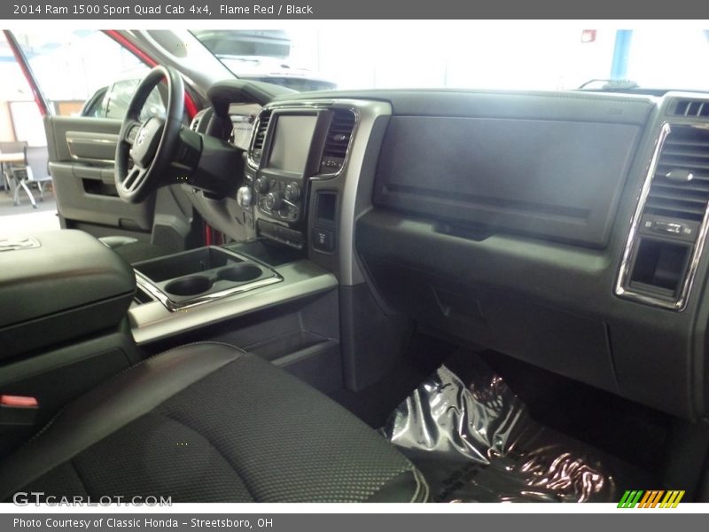Flame Red / Black 2014 Ram 1500 Sport Quad Cab 4x4