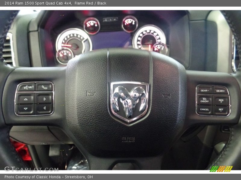 Flame Red / Black 2014 Ram 1500 Sport Quad Cab 4x4