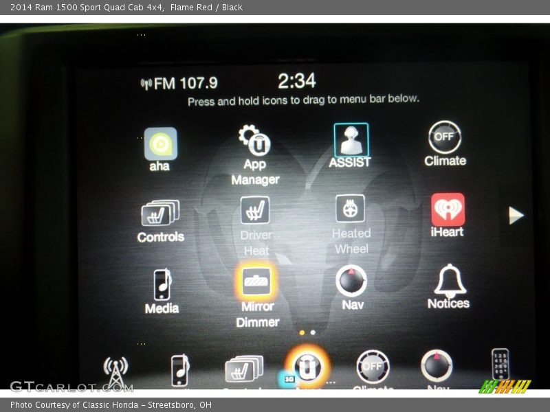 Flame Red / Black 2014 Ram 1500 Sport Quad Cab 4x4