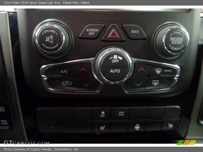 Flame Red / Black 2014 Ram 1500 Sport Quad Cab 4x4
