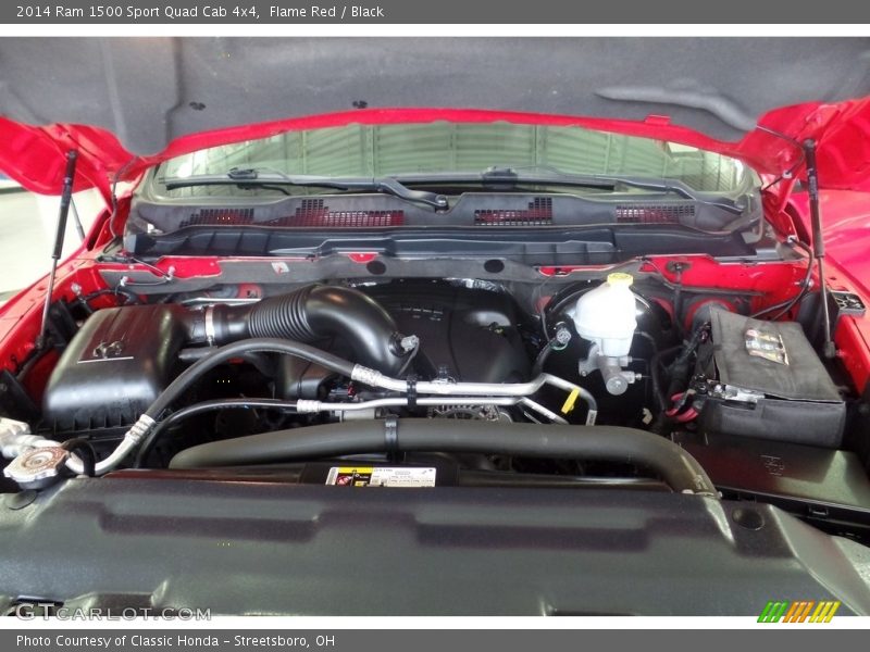 Flame Red / Black 2014 Ram 1500 Sport Quad Cab 4x4