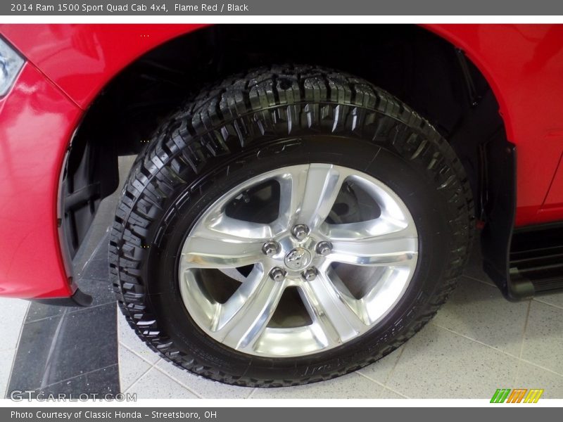 Flame Red / Black 2014 Ram 1500 Sport Quad Cab 4x4