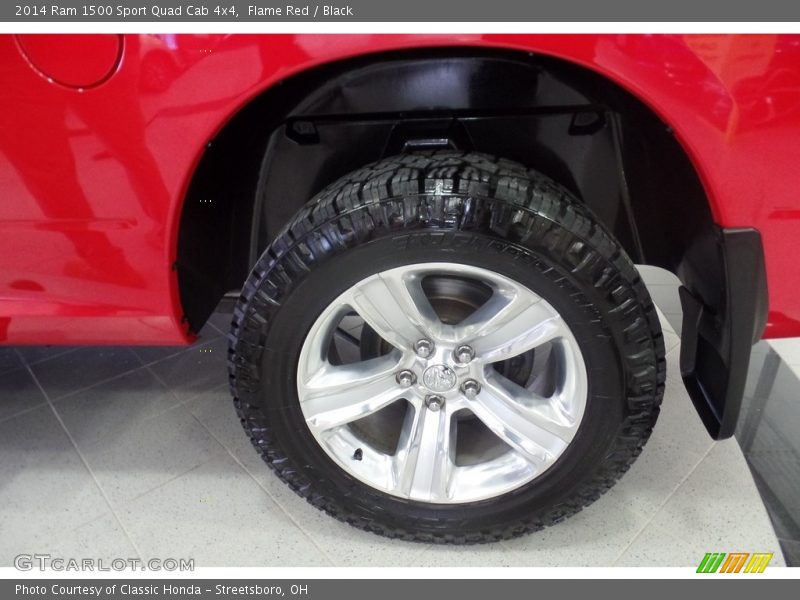Flame Red / Black 2014 Ram 1500 Sport Quad Cab 4x4
