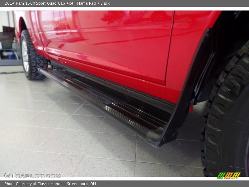 Flame Red / Black 2014 Ram 1500 Sport Quad Cab 4x4