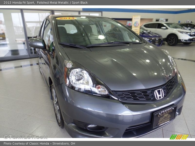 Polished Metal Metallic / Sport Black 2013 Honda Fit Sport