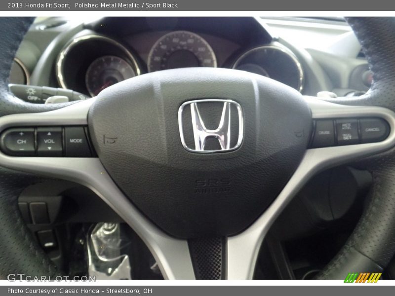 Polished Metal Metallic / Sport Black 2013 Honda Fit Sport