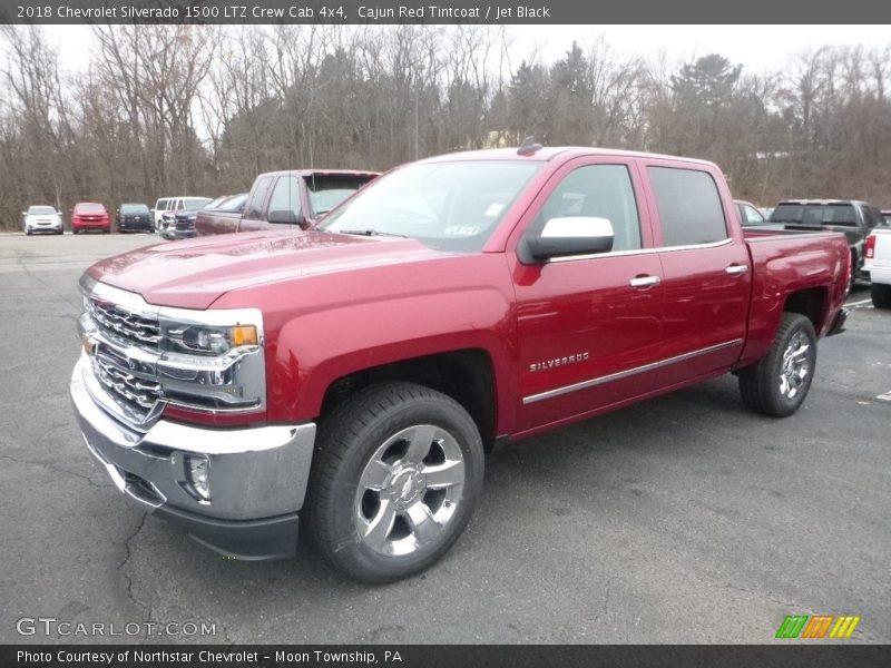 Cajun Red Tintcoat / Jet Black 2018 Chevrolet Silverado 1500 LTZ Crew Cab 4x4
