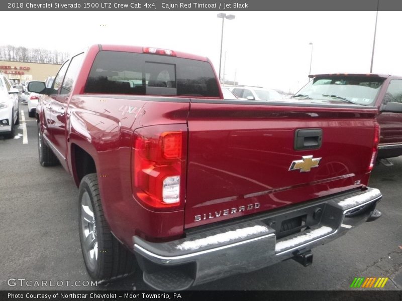 Cajun Red Tintcoat / Jet Black 2018 Chevrolet Silverado 1500 LTZ Crew Cab 4x4