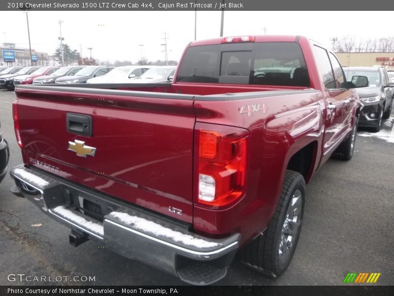 Cajun Red Tintcoat / Jet Black 2018 Chevrolet Silverado 1500 LTZ Crew Cab 4x4
