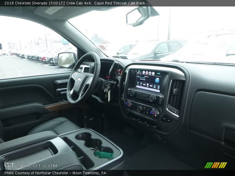 Cajun Red Tintcoat / Jet Black 2018 Chevrolet Silverado 1500 LTZ Crew Cab 4x4