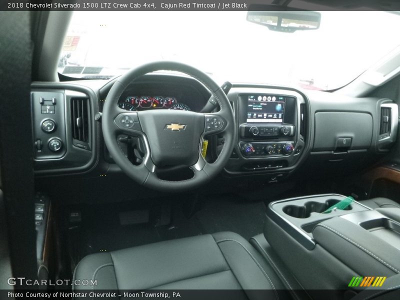 Cajun Red Tintcoat / Jet Black 2018 Chevrolet Silverado 1500 LTZ Crew Cab 4x4