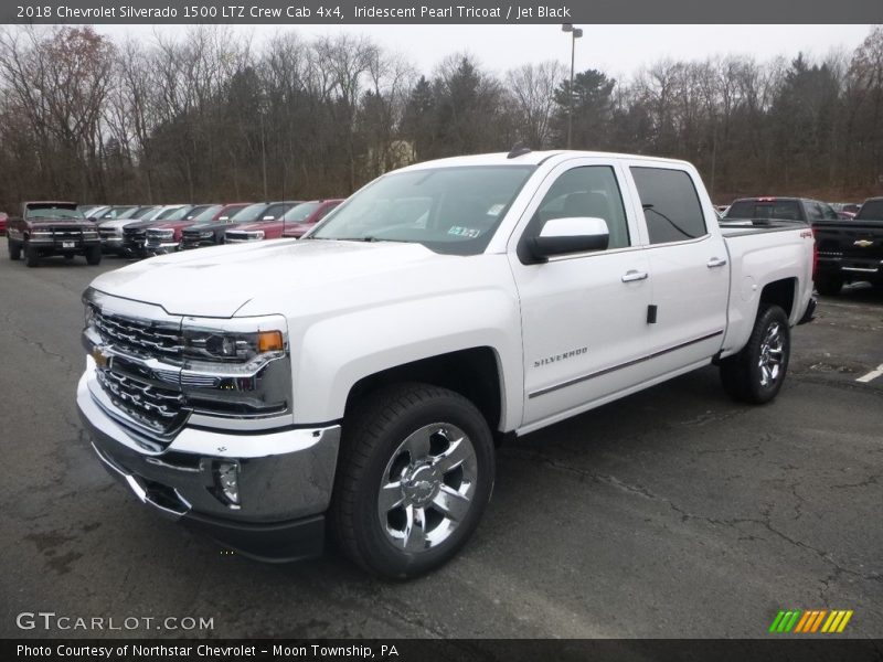 Iridescent Pearl Tricoat / Jet Black 2018 Chevrolet Silverado 1500 LTZ Crew Cab 4x4