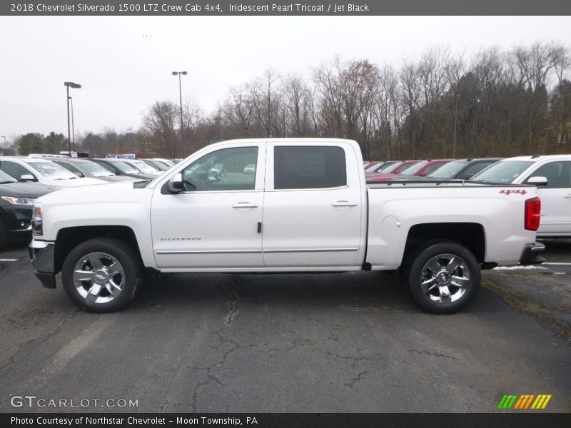 Iridescent Pearl Tricoat / Jet Black 2018 Chevrolet Silverado 1500 LTZ Crew Cab 4x4