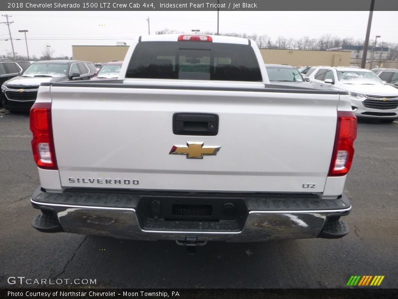 Iridescent Pearl Tricoat / Jet Black 2018 Chevrolet Silverado 1500 LTZ Crew Cab 4x4