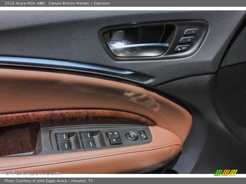 Controls of 2019 MDX AWD
